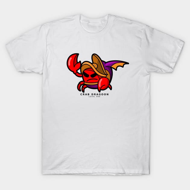 Crab Dragoon T-Shirt by Johnitees